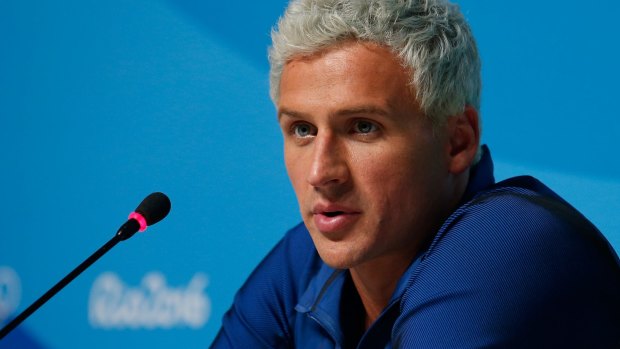 American Ryan Lochte is already back in the US after saying he and teammates were held up in Rio. 