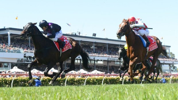 The 2013 Melbourne Cup won by Damien Oliver on Fiorente.