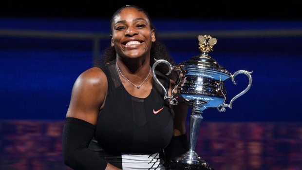 Serena Williams was nearly eight weeks pregnant when she won the Australian Open in January.