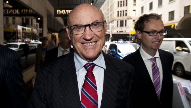 Ian Macdonald arrives at the  ICAC hearing in 2013.