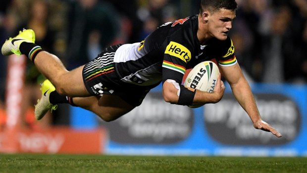 High-flyer: Nathan Cleary's star is on the rise.