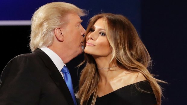 During the campaign, Melania Trump questioned the background of the women who accused her husband of forcibly kissing or touching them.