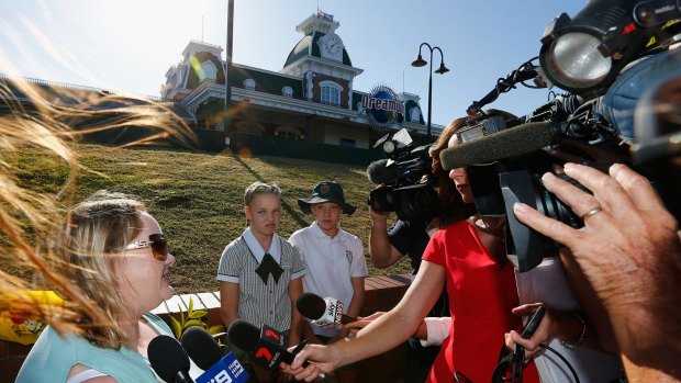 The Gold Coast is now at the centre of the media glare, as local residents are interviewed after the tragedy.