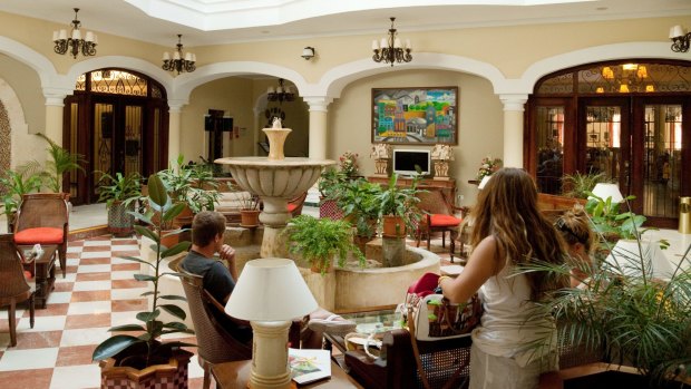 Central: The Iberostar Grand Hotel, Trinidad, Cuba.