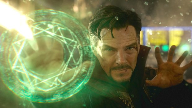 Benedict Cumberbatch as Doctor Strange. 