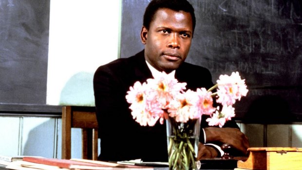 Sidney Poitier starred in the film <I>To Sir, with Love</I>.