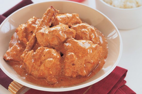 Indian restaurant favourite: Butter chicken.