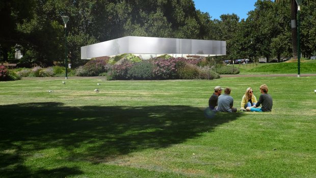 Rem Koolhaas and David Gianotten's design for the 2017 MPavilion.