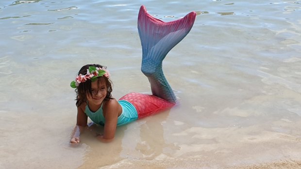Being a mermaid in Hawaii might not be a holiday activity for everyone.