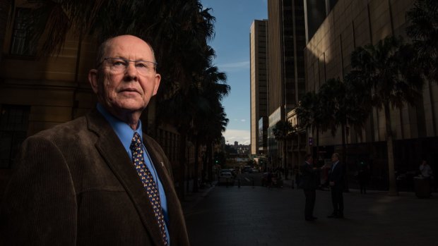 Graeme Frazer after giving evidence at the royal commission.