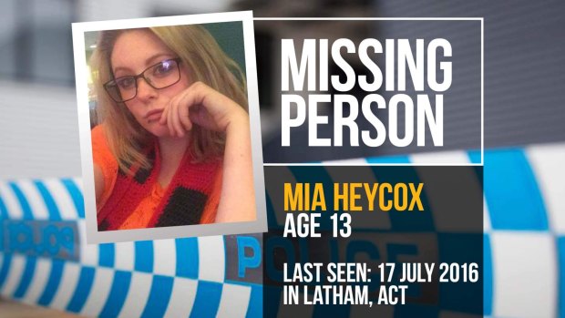 Canberra teenager Mia Cox has been found safe and well after she was missing for nine days, police say.

