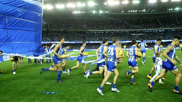 North Melbourne are one of the clubs taking on the AFL over the deal with Etihad Stadium. 