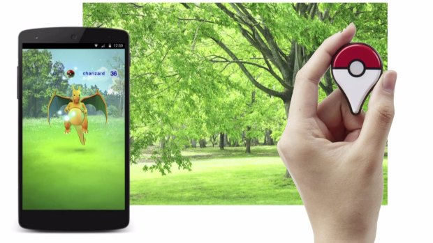 <em>Pokemon Go </em>combines a smartphone app, real-world location data and an optional Bluetooth-connected device.