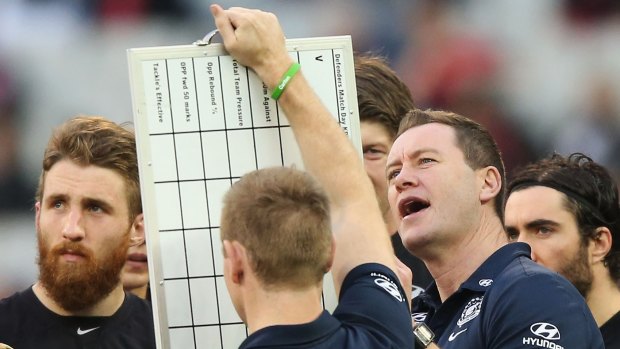 John Barker has guided the club to three wins and nine losses since taking over from Mick Malthouse.