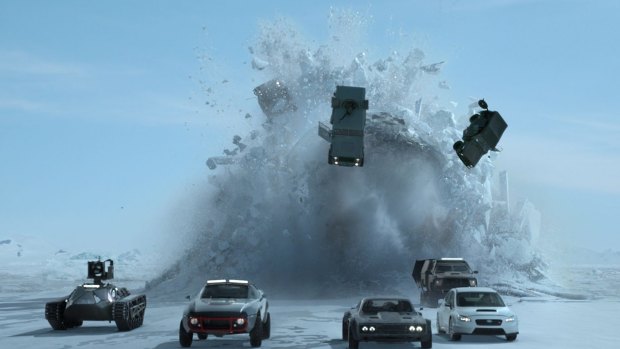 Expect automotive mayhem in <i>The Fate of the Furious</I>.