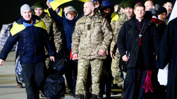 The man in the post office was concerned about the recent prisoner exchange between the Ukrainian authorities and pro-Russian separatists and thought more prisoners should have been released, police said.
