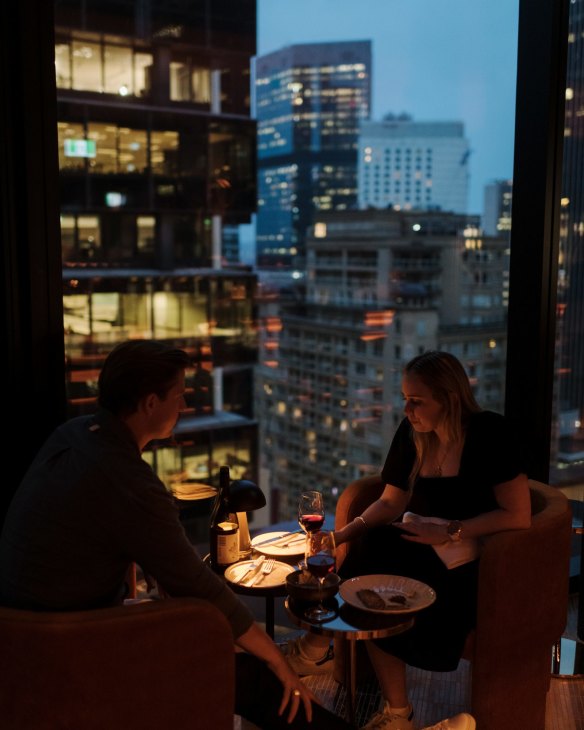 Sky Bar at Shell House has near-panoramic views of the Sydney CBD both indoors and outdoors.