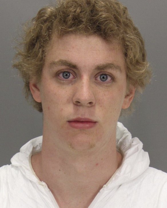 Brock Turner in his January 2015 booking photo, released by the Santa Clara County Sheriff's Office.