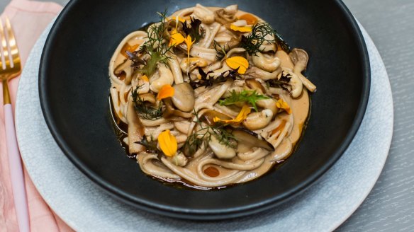 Matthew Kenney's spicy udon dish.