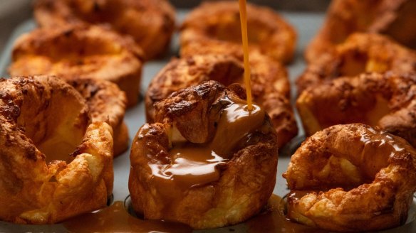 Nagi Maehashi aka RecipeTin Eats' Yorkshire puddings and gravy.
 