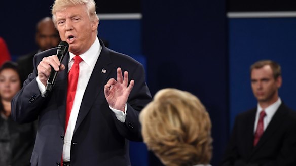 Donald Trump and Hillary Clinton traded barbs for 90 minutes.