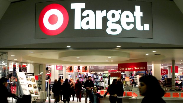 Target's sales fell 18 per cent in the second half of 2016. 

