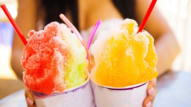 Beat the heat in Hawaii with shaved ice.