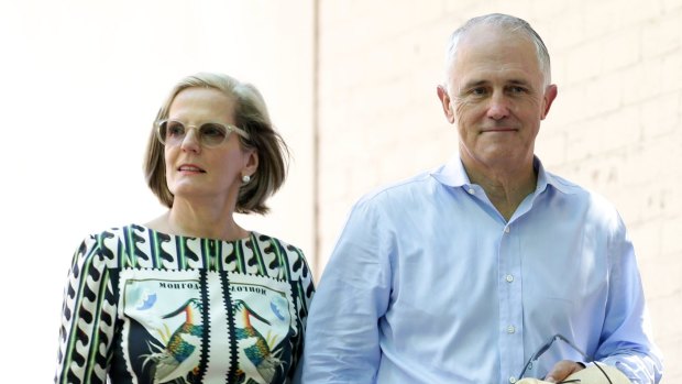 Lucy and Malcolm Turnbull.