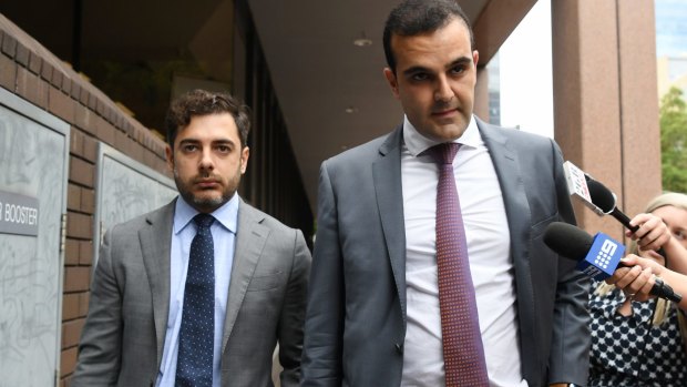 Ivan Sayad (right), the lawyer for Belal Betka. 