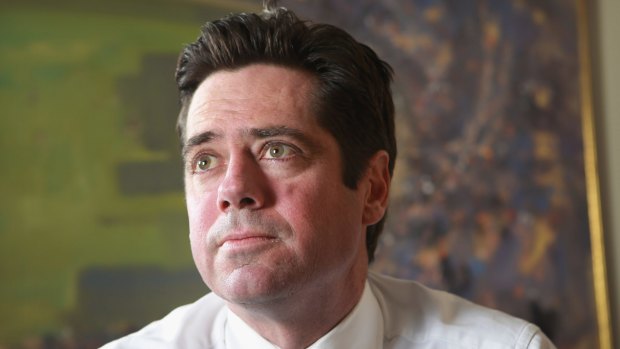 AFL CEO Gillon McLachlan won't have to look down the back of the couch for spare change.