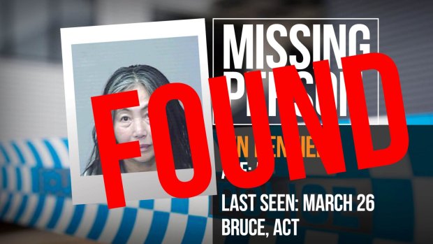 Canberra woman Lin Dennien found in NSW four days after she went missing 