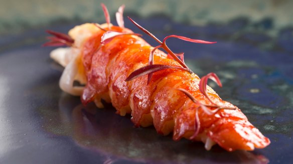 The menu at Orana features native ingredients such as yabby.