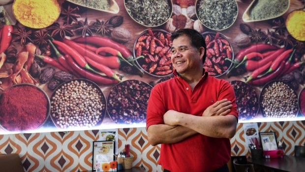 Owner Ian Mok is Cambodian, but he has in interest in Indonesian halal food. 