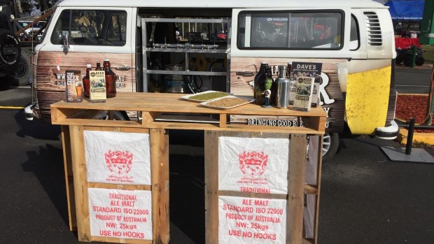 That Beer Guy will be selling craft beer from a 1975 VW Kombi at Hall markets on Sunday.