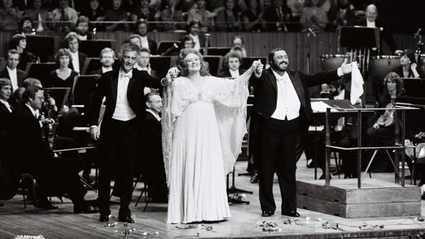 Dame Joan Sutherland performs at the Opera House.