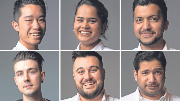Hungry for success: the six Victorian Young Chef of the Year finalists.