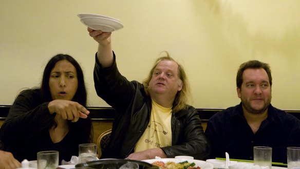 Jonathan Gold in a scene from the film City of Gold.