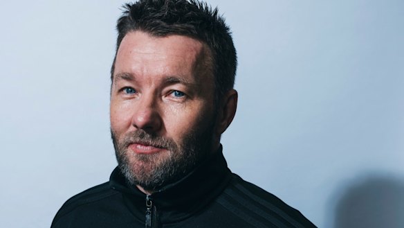 Joel Edgerton has stopped picking his fingernails now he's home in Sydney. 