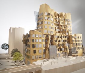A model of the UTS business school designed by Frank Gehry.