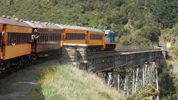 The Taieri Gorge Railway. 