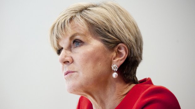 Julie Bishop is looking to establish a new "philosophical framework" to guide Australia's foreign policy.