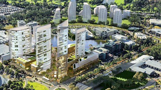 Developer Mulpha owns the 377-hectare masterplanned Norwest Business Park which will include an Aveo retirement home.