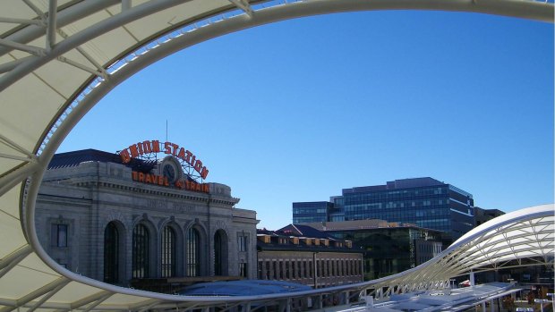 Denver Union Station is a nucleus of trendy bars, coffee shops and restaurants.