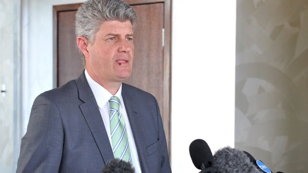 Minister for Transport Stirling Hinchliffe would not back the job security of Queensland Rail's chief executive.