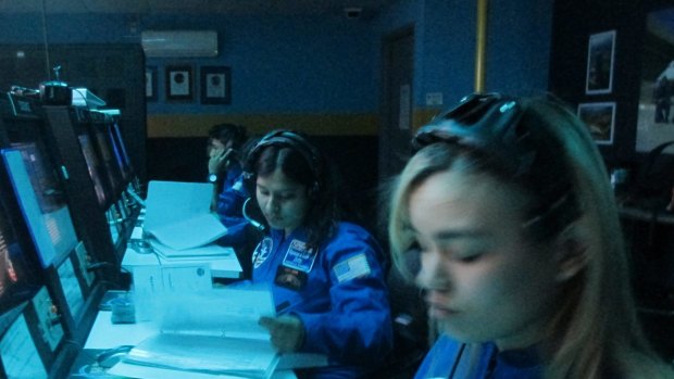 NSW high school students at Space Camp in Huntsville, Alabama. 