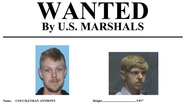 The wanted poster issued by the US Marshals Service.