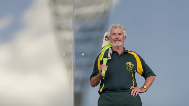 Canberra cricketer Peter Howes, 75, will be part of the Australian over-70s cricket team who will take on the England over-70s at Manuka Oval on Tuesday.