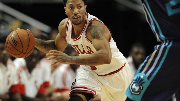 Getting back to his best: Derrick Rose.