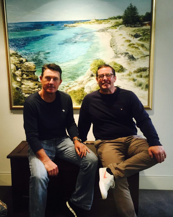 Developers Tim Crosland and Guy Bailey.