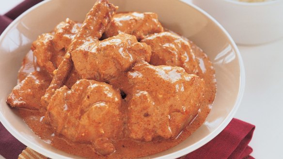 Indian restaurant favourite: Butter chicken.